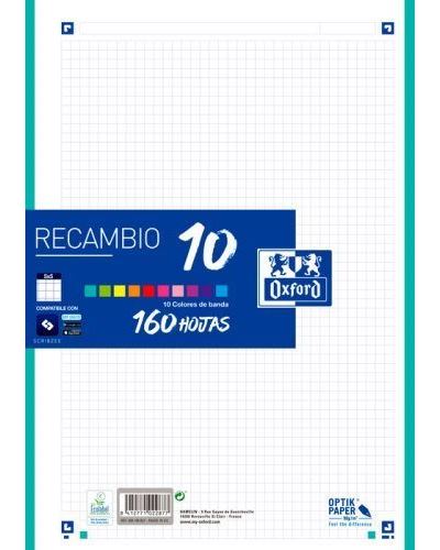 recambio oxford 160h a4 10colores banda recambio oxford 160h a4 10colores banda