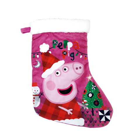 calcetin navideÑo peppa pig calcetin navideÑo peppa pig