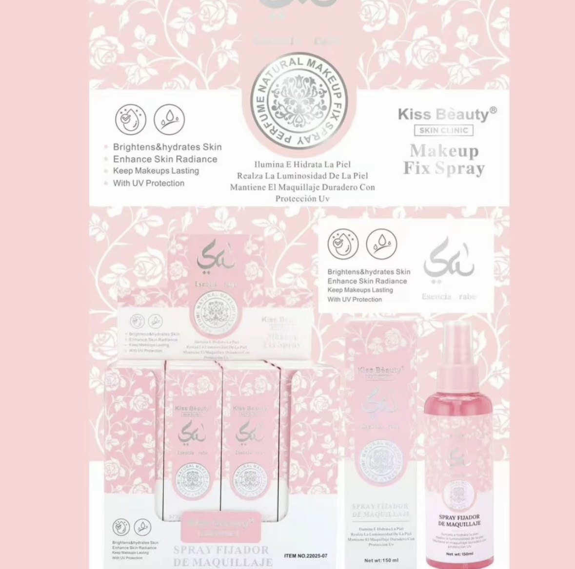 spray fijador de maquillaje yara rosa spray fijador de maquillaje yara rosa