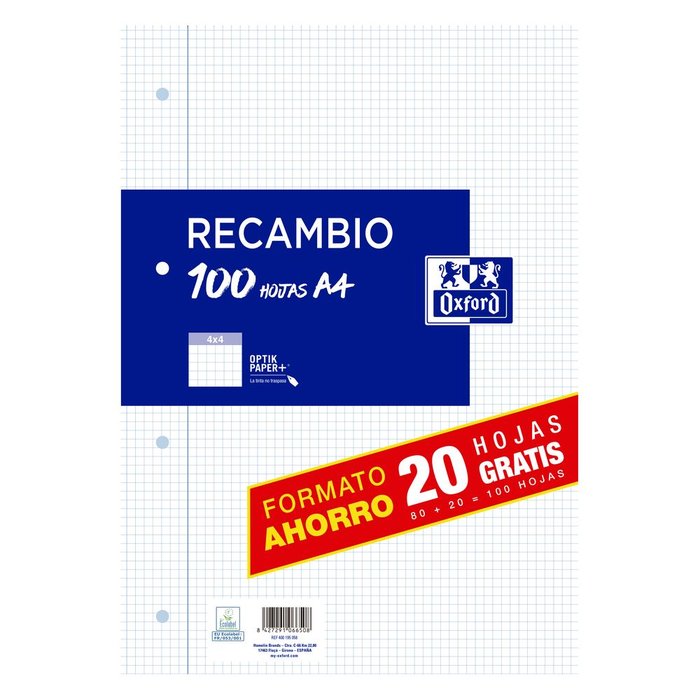 recambio 100h a4 oxford recambio 100h a4 oxford