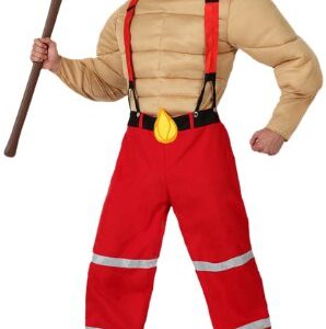 bombero musculoso