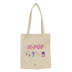 llavero k pop rosa pastel
