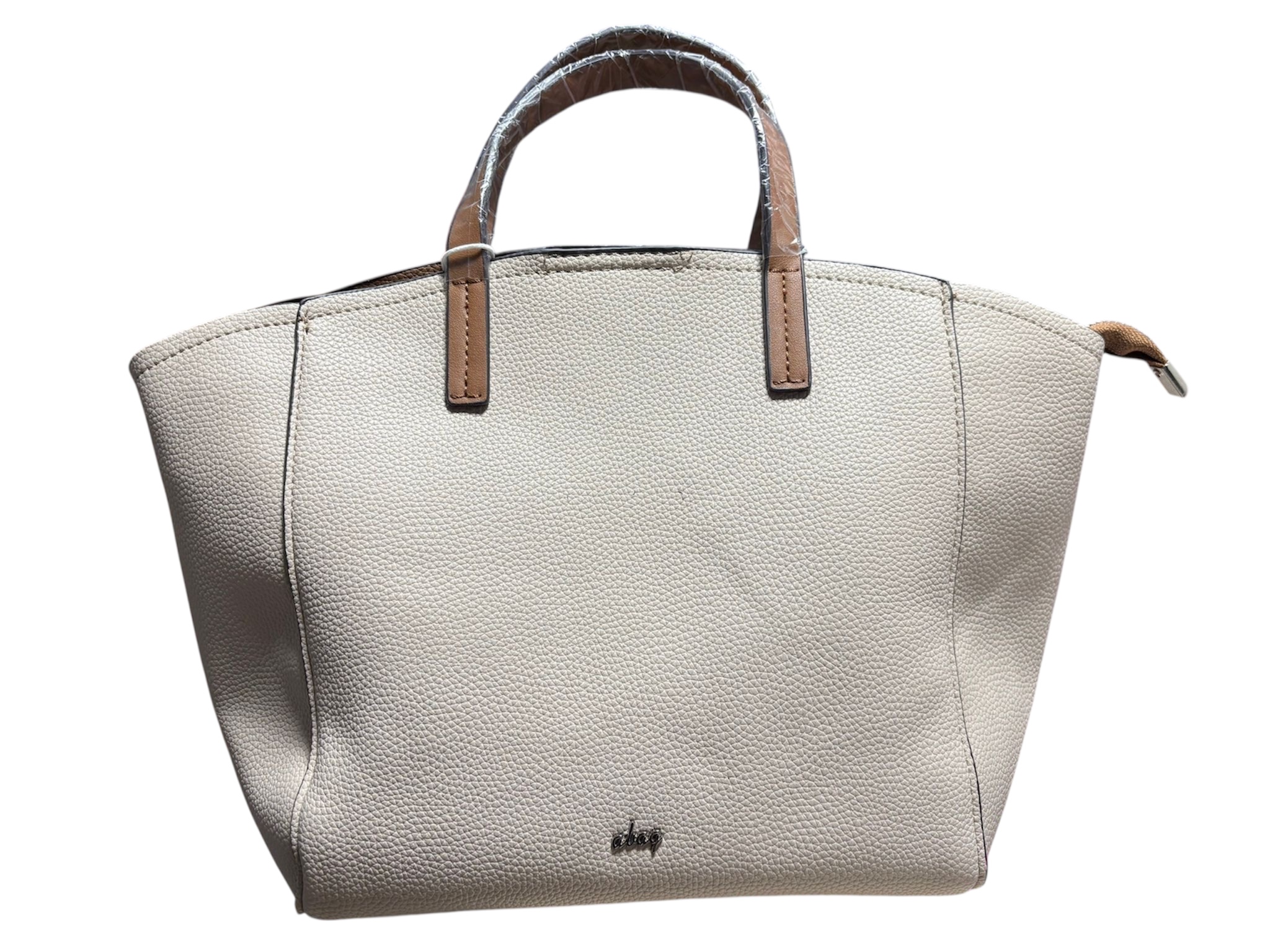 bolso de mano beig piel granulada bolso de mano beig piel granulada