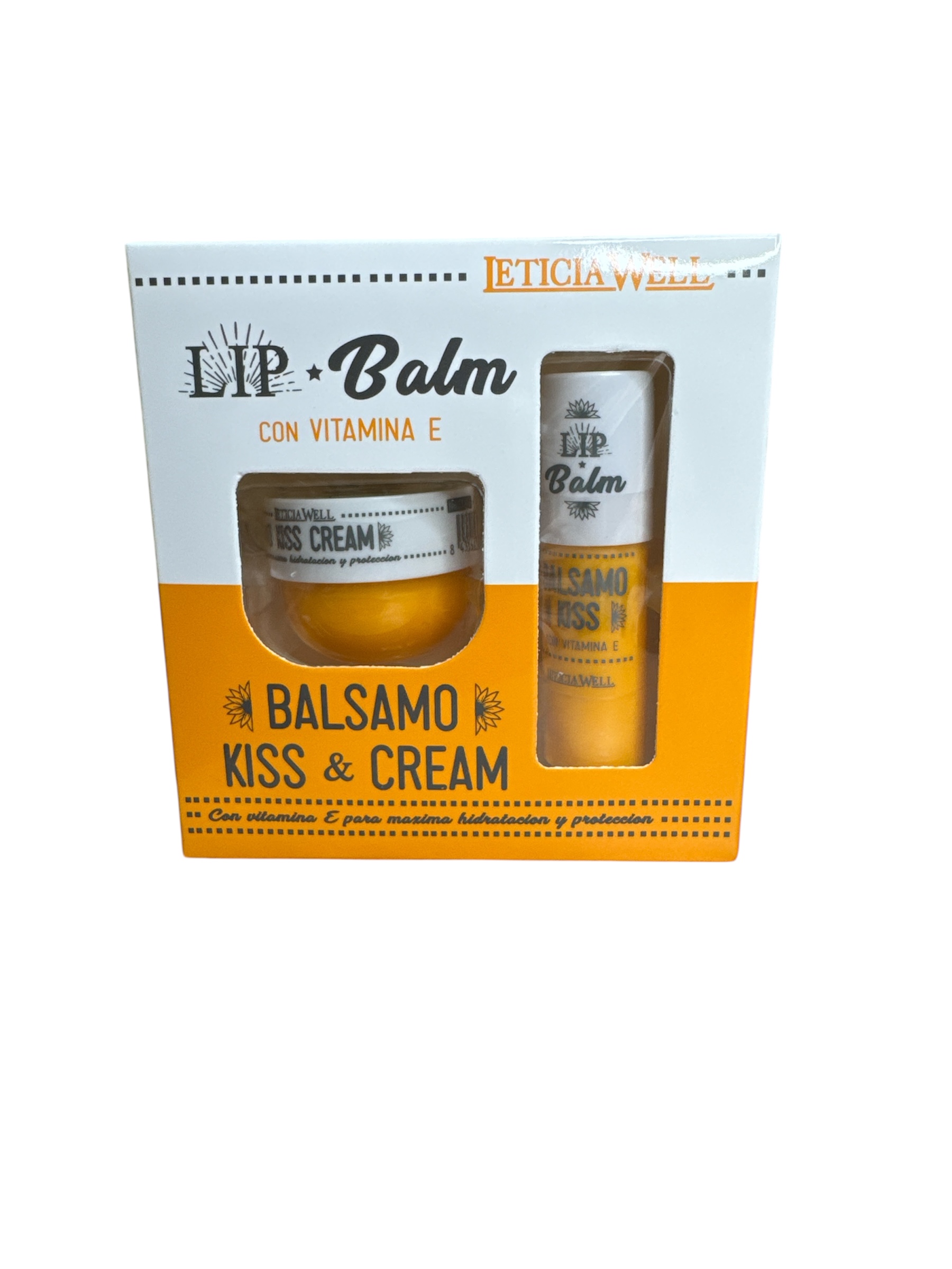 set lip balm kiss & cream set lip balm kiss & cream